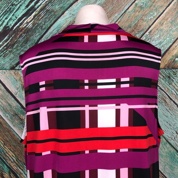 D2 - Worthington Sleeveless Draped Neck Top - XL - Picture 5 of 6